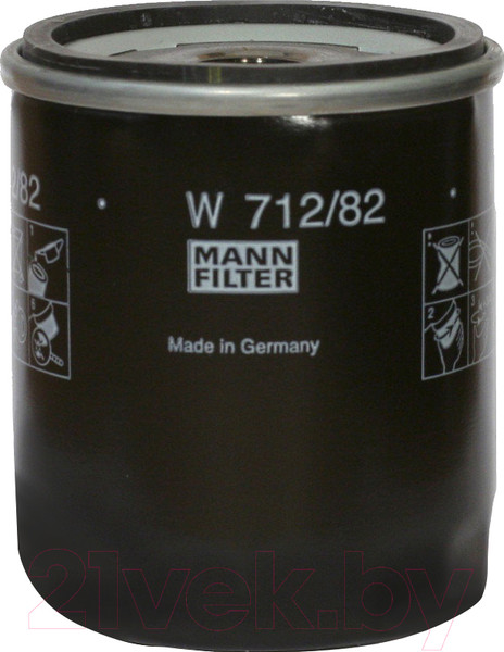 Изображение товара Масляный фильтр Mann-Filter W712/82