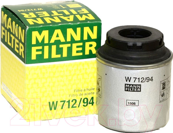 Изображение товара Масляный фильтр Mann-Filter W712/94