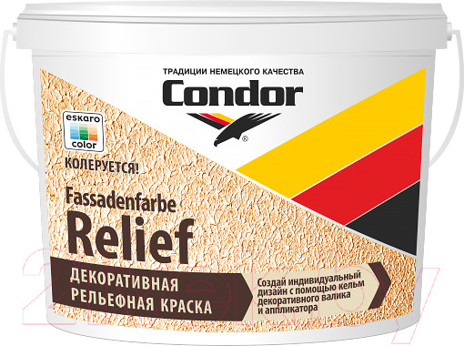 Изображение товара Краска CONDOR Fassadenfarbe Relief (7.5кг)