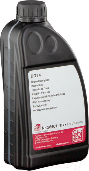 Изображение товара Тормозная жидкость Febi Bilstein DOT 4 Brake Fluid / 26461 (1л)