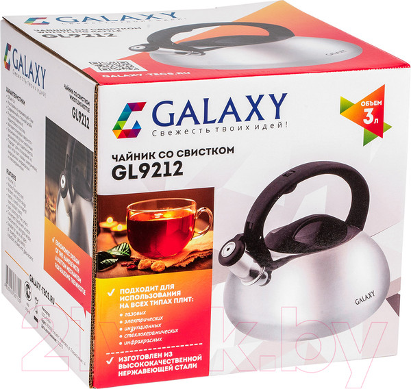 Изображение товара Чайник со свистком Galaxy GL 9212