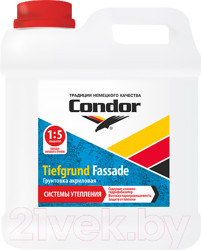 Изображение товара Грунтовка CONDOR Tiefgrund Fassade (2кг)