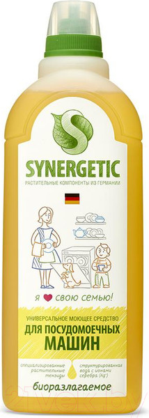 Изображение товара Гель для посудомоечных машин Synergetic Pro (1л)