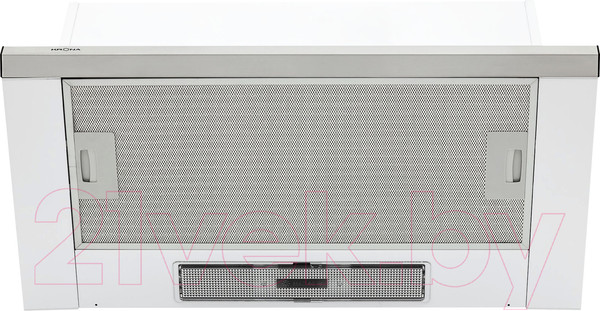 Изображение товара Вытяжка телескопическая Krona Kamilla Slim 600 2m / 00018159 (нержавеющая сталь/белый)