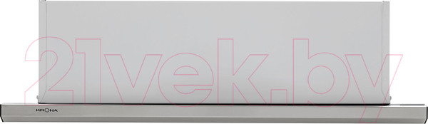 Изображение товара Вытяжка телескопическая Krona Kamilla Slim 600 2m / 00018159 (нержавеющая сталь/белый)