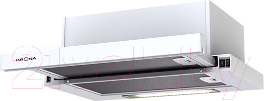 Изображение товара Вытяжка телескопическая Krona Kamilla 500 1m / 00007592 (белый)