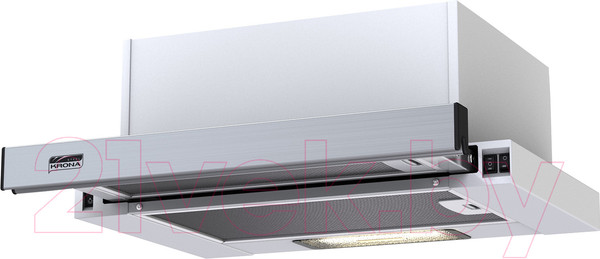 Изображение товара Вытяжка телескопическая Krona Kamilla 450 1m / 00016465 (нержавеющая сталь)