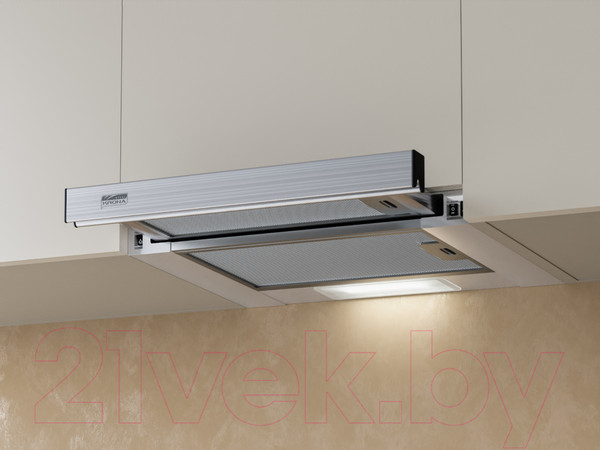 Изображение товара Вытяжка телескопическая Krona Kamilla 450 1m / 00016465 (нержавеющая сталь)