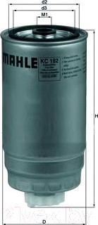 Изображение товара Топливный фильтр Knecht/Mahle KC182