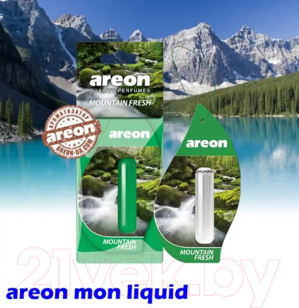 Изображение товара Ароматизатор автомобильный Areon Mon Liquid Mountain Fresh / ARE-LR10