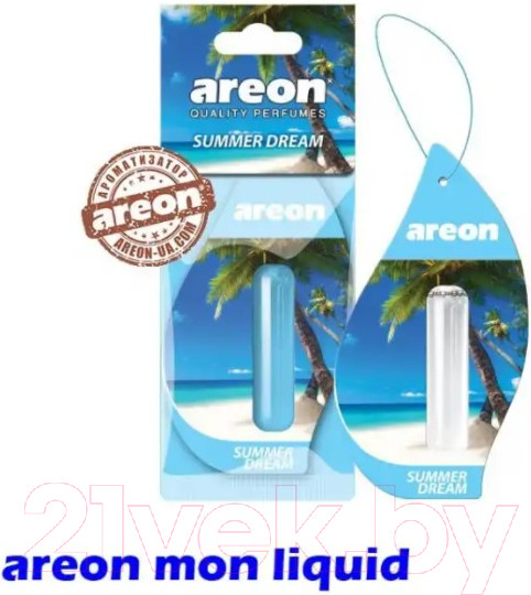 Изображение товара Ароматизатор автомобильный Areon Mon Liquid Summer Dream / ARE-LR19
