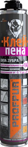 Изображение товара Клей-пена Profpur 4814016002639 (750мл)