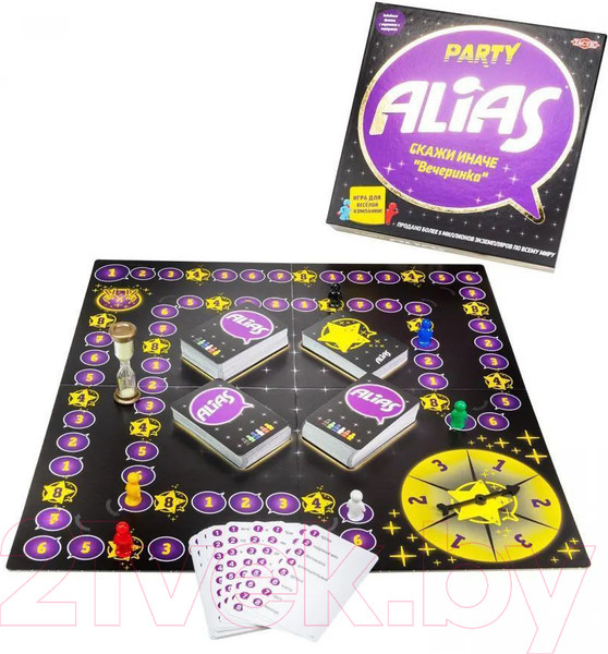 Изображение товара Настольная игра Tactic Alias party. Скажи Иначе. Вечеринка 2 2021 / 58795