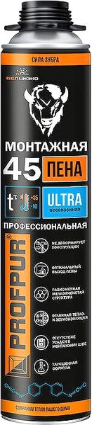 Изображение товара Пена монтажная Profpur Ultra 4814016001755 (750мл)