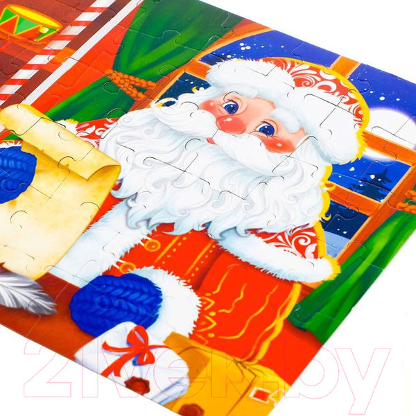 Изображение товара Пазл Puzzle Time Домик Дедушки Мороза / 5800956 (54эл)