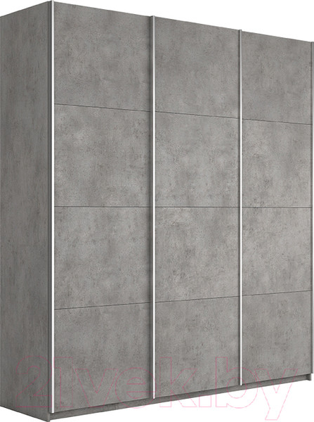 Изображение товара Шкаф-купе ТриЯ Траст СШК 2.210.70-11.11.11 3-х дверный (бетон)
