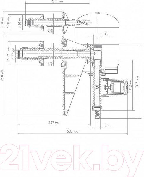 Изображение товара Комплект для автоматизации системы водоснабжения Джилекс БРА 3500