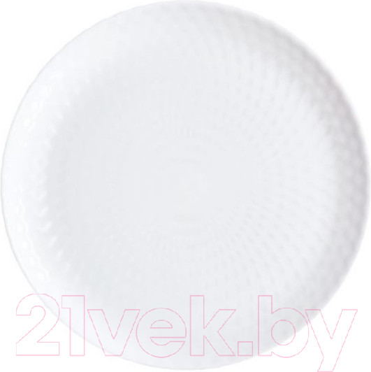 Изображение товара Тарелка столовая обеденная Luminarc Pampille White Q4655