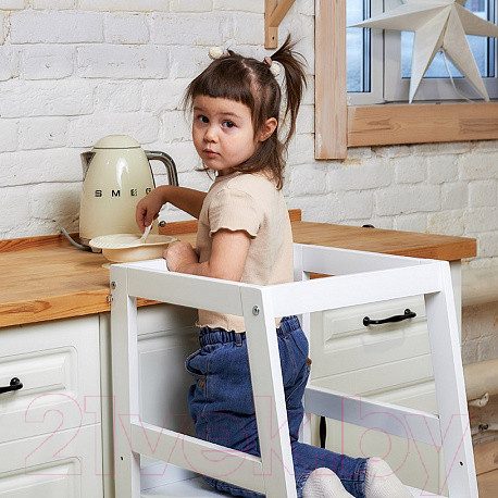 Изображение товара Башня помощника Polini Kids Sky / 0003104-04 (белый)