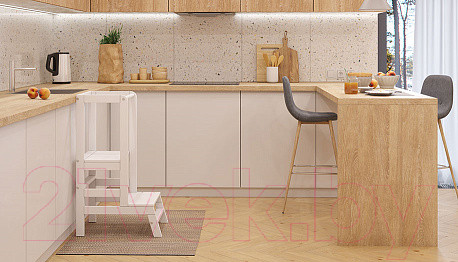 Изображение товара Башня помощника Polini Kids Step / 0003105-04 (белый)