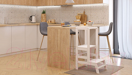 Изображение товара Башня помощника Polini Kids Step / 0003105-04 (белый)