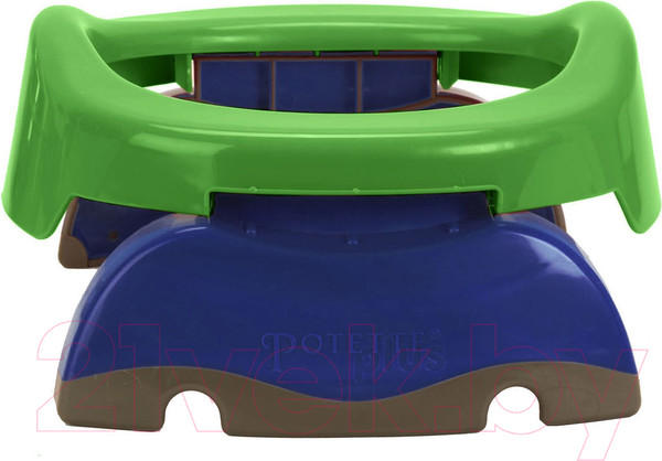 Изображение товара Дорожный горшок Potette Plus 23011DM (зеленый/голубой)