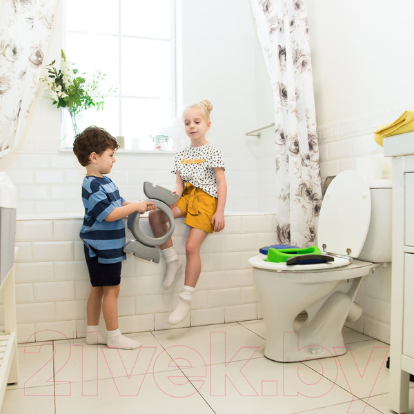 Изображение товара Дорожный горшок Potette Plus 23011DM (зеленый/голубой)