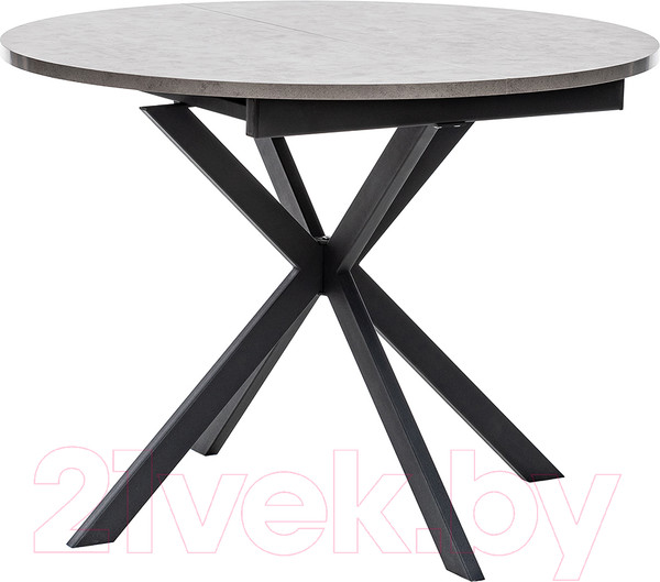 Изображение товара Обеденный стол Импэкс Leset Капри (камень темный/черный)