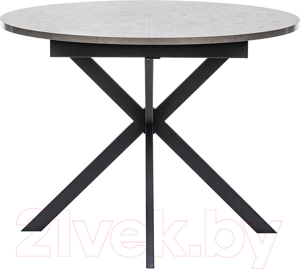 Изображение товара Обеденный стол Импэкс Leset Капри (камень темный/черный)