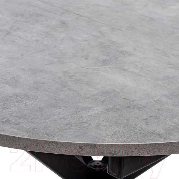 Изображение товара Обеденный стол Импэкс Leset Капри (камень темный/черный)