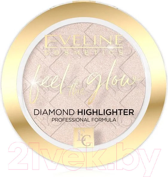 Изображение товара Хайлайтер Eveline Cosmetics Feel The Glow №10 Light Diamond (4.2г)