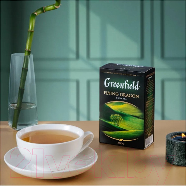 Изображение товара Чай листовой GREENFIELD Flying Dragon зеленый / Nd-00001696 (200г)
