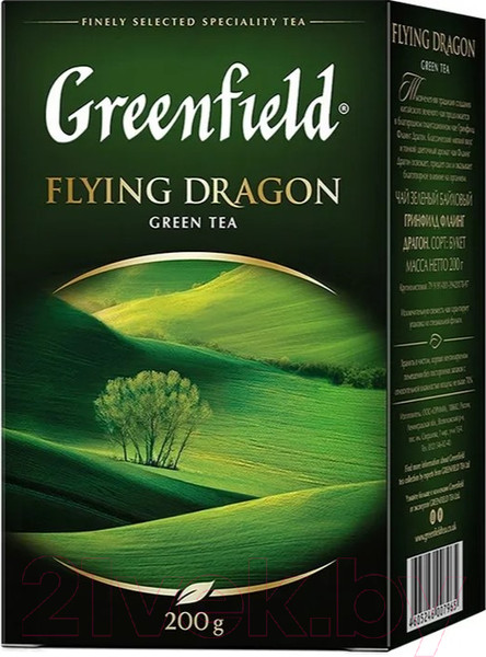 Изображение товара Чай листовой GREENFIELD Flying Dragon зеленый / Nd-00001696 (200г)