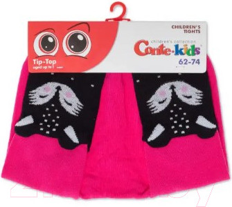 Изображение товара Колготки детские Conte Kids Tip-Top 573 (р.116-122, черный/фуксия)