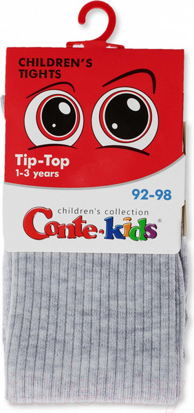Изображение товара Колготки детские Conte Kids Tip-Top 566 (р.104-110, светло-серый)