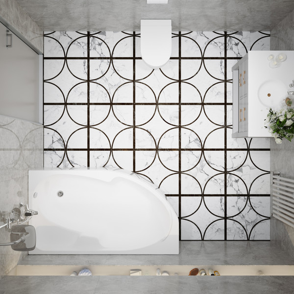 Изображение товара Ванна акриловая Triton София 170x95 R (с каркасом)