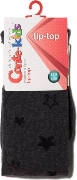 Изображение товара Колготки детские Conte Kids Tip-Top 543 (р.140-146, темно-серый)