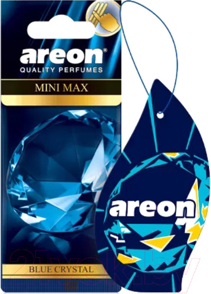 Изображение товара Ароматизатор автомобильный Areon Mini Max Blue Chrystal / ARE-AMM04