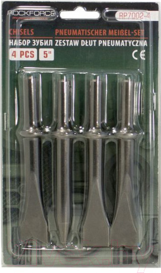 Изображение товара Набор зубил для электроинструмента RockForce RF-RP7002-4