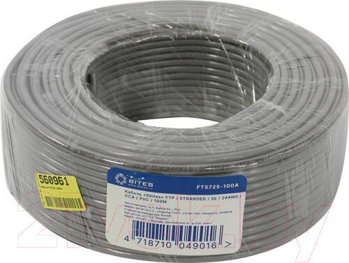 Изображение товара Кабель 5bites FTP Cat.5е FT5725-100A (100м)