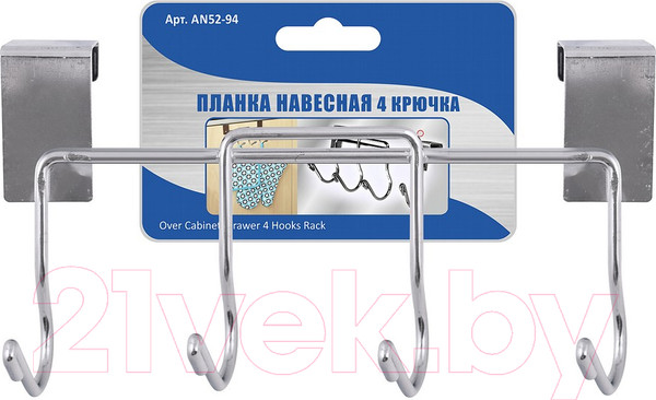 Изображение товара Крючок для ванной Мультидом AN52-94