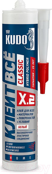 Изображение товара Клей Kudo Classic KX-2W Клеит Все (280мл, белый)