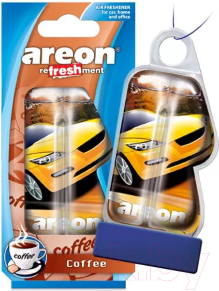 Изображение товара Ароматизатор автомобильный Areon Refrsdhment Liquid Coffee / ARE-LC02