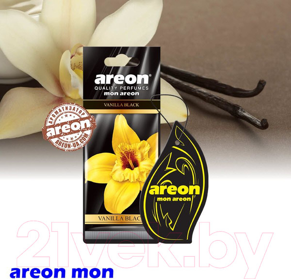 Изображение товара Ароматизатор автомобильный Areon Mon Areon Vanilla Black / ARE-MA31