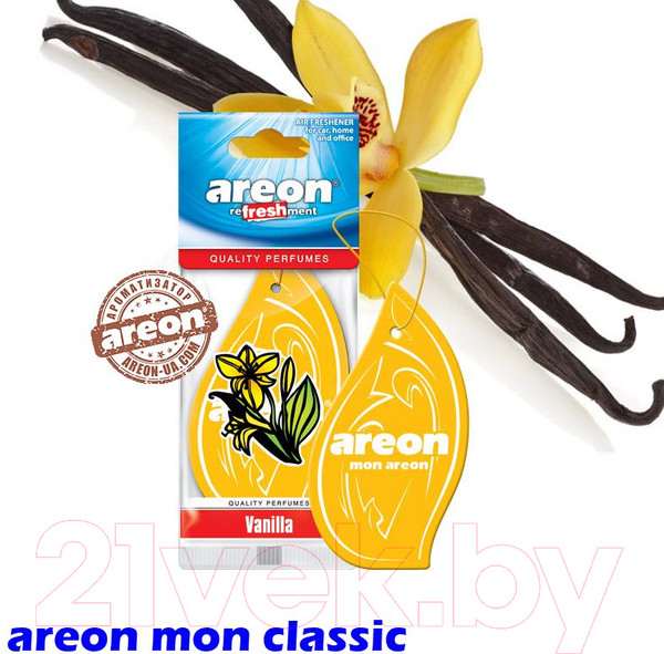 Изображение товара Ароматизатор автомобильный Areon Refreshment Vanilla / ARE-MKS15