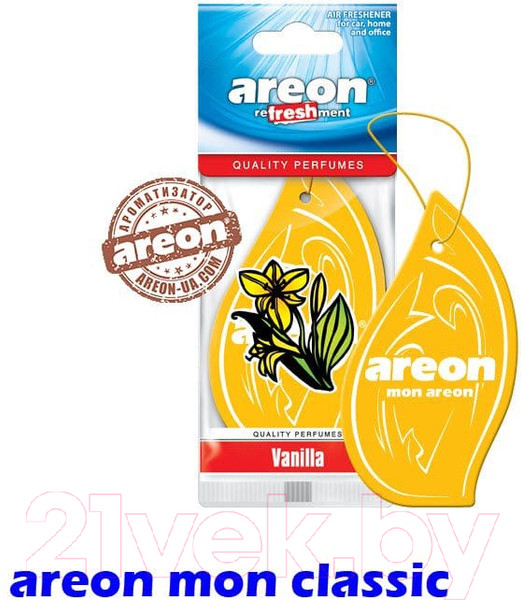 Изображение товара Ароматизатор автомобильный Areon Refreshment Vanilla / ARE-MKS15