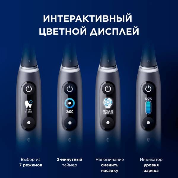 Изображение товара Электрическая зубная щетка Oral-B iOM9 1B2 2AD