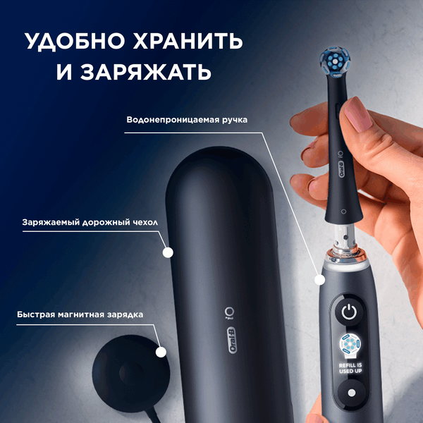 Изображение товара Электрическая зубная щетка Oral-B iOM9 1B2 2AD