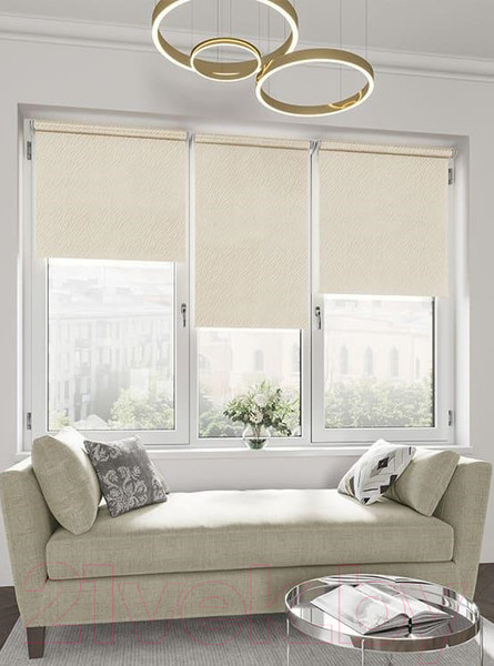 Изображение товара Рулонная штора LEGRAND Бриз 114x175 / 58 077 260 (пудра)