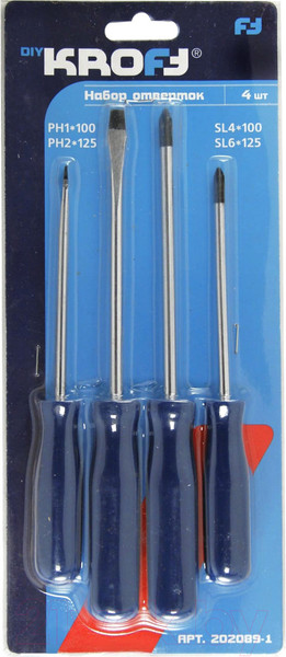 Изображение товара Набор отверток Kroft 202089-1